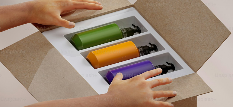 Bottles in box